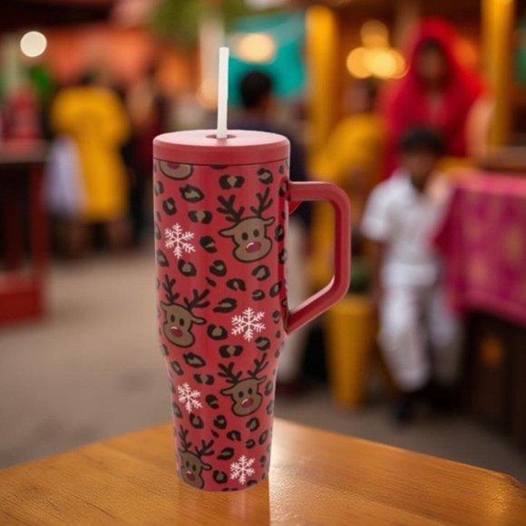 Reindeer and Snowflake Tumbler New - Picture 9 of 9